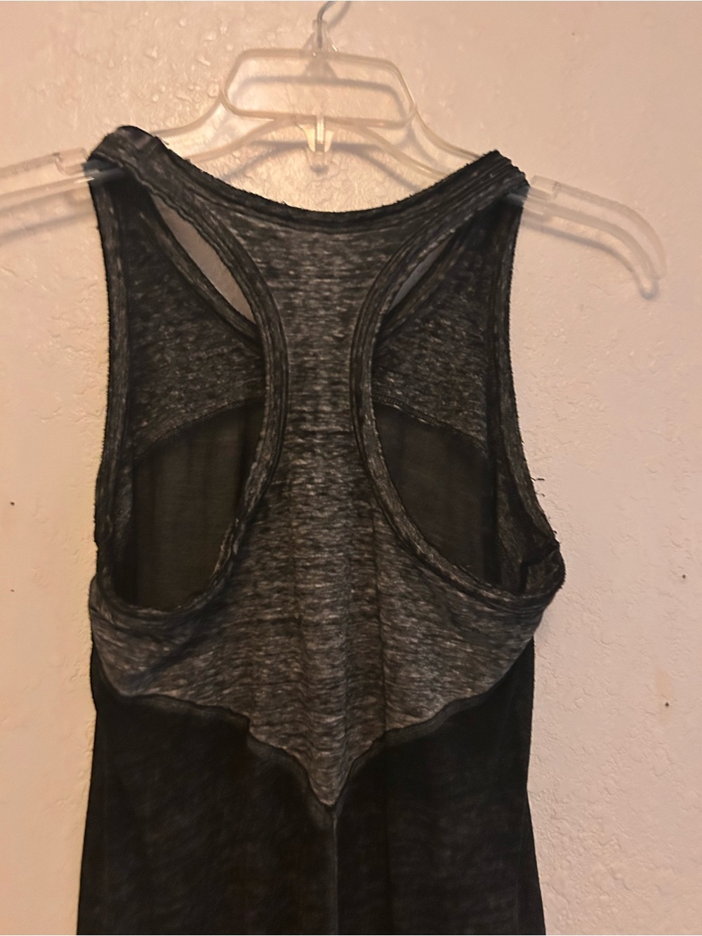 ATHLETA Sports Sleeveless Black HI-LOW Dress Sheer Yoke. FIT XS-S Tagged XS - Picture 6 of 6